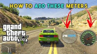 How to install speedometer in gta 5| speedometer in gta 5 | how to enable speedometer in gta 5