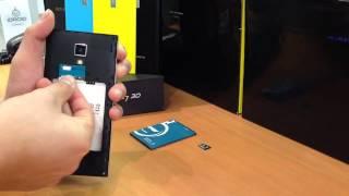 How to place SIM card & Micro SD card in iDroid Royal V7