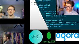 Coding an Omegle clone MERN prototype (with Next.js, Mongo, and Agora)