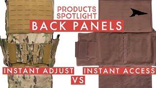 Instant Adjust Back Panel vs Instant Access Back Panel