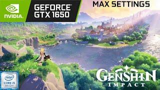 Genshin Impact on GTX 1650 | i5-9300h | 1080p Benchmark