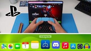 How to PLAY PS5 GAMES ON MAC (EASY METHOD) (PS Remote Play)