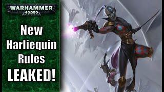 New Eldar Harlequin Rules LEAKED! - White Dwarf Harlequin Stratagems, Rules & Relics FULL REVIEW