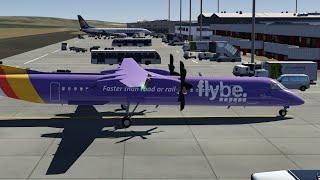 Aerofly FS 2021 FULL FLIGHT FlyBe Q400 - London City To Southampton