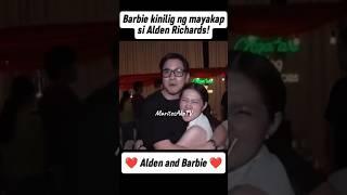 OMG! BARBIE FORTEZA KINILIG NG MAYAKAP SI ALDEN RICHADS!️ #aldenrichards #shorts