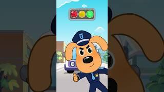 Police Teach Traffic Safety Tips for Kids  #sherifflabrador #shorts