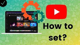 How to set playback and performance features on YouTube?