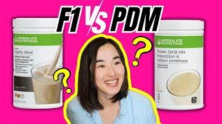 Herbalife Formula 1 Shake Vs Protein Drink Mix - What's The Difference?