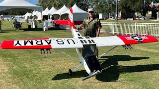 Plane Fun RC EXCLUSIVE !!! Legend Hobby Cessna Bird Dog 40% scale