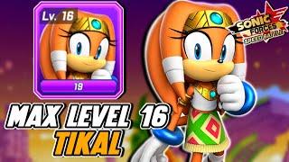 MAX LEVEL 16 TIKAL GAMEPLAY - Sonic Forces Speed Battle