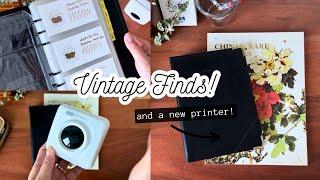 Thrifting Finds - New Swatch Binder + Printer!