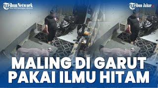 Maling Diduga Pakai Ilmu Hitam Terekam CCTV, Masuk ke Sekretariat Komunitas Pendaki di Garut