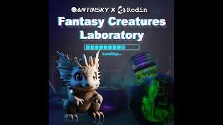 Antinsky3D X Rodin AI Hyper3D Fantasy Creatures Laboratory Event! 