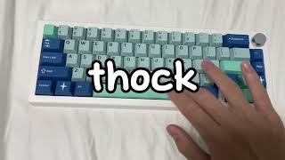 thock vs clack