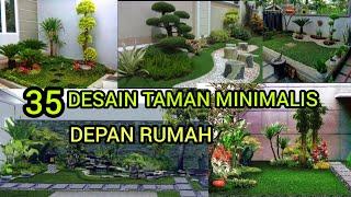 desain taman minimalis depan rumah terbaru 2021