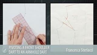 Pivoting a Front Shoulder Dart to an Armhole Dart