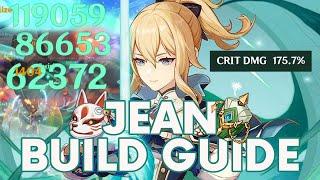 THE ONLY JEAN GUIDE YOU NEED | JEAN BUILD SHOWCASE | Genshin Impact