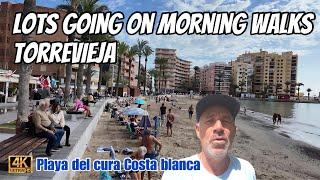 Torrevieja ️ walking tour playa del cura promenade  November 2024  Costa Blanca spain 