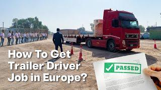 How to get a TRAILER DRIVER job in Europe  - Recruitment Drive with Skillbee  #jobsineurope