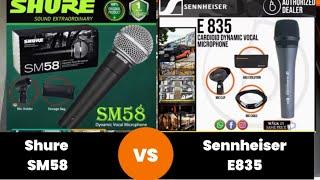 Shure sm58 VS Sennheiser e835, which one is better???