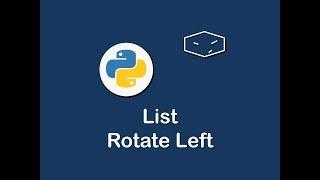 list left rotate in python 