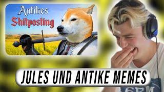 Papaplatte reagiert auf AUF DEN SPUREN DER ANTIKEN MEMES von JULES I Papaplatte Reaction