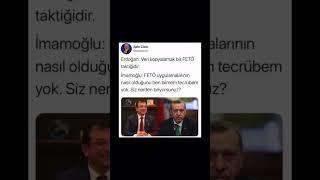 İmamoğlu erdoğana fetöcü diyor