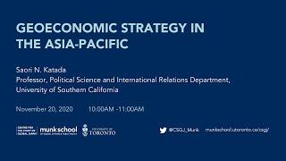 "Geoeconomic Strategy in the Asia-Pacific” – In conversation with Saori N. Katada