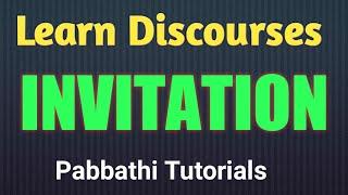 How to write an INVITATION ||PABBATHI TUTORIALS||