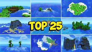 TOP 25 Minecraft ISLAND SEEDS 1.21  in 2024 (Java & Bedrock)