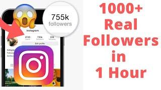 FREE INSTAGRAM FOLLOWERS NO HUMAN VERIFICATION [No App] How to Get Free Instagram Followers 2021