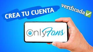 como CREAR CUENTA ONLYFANS y VERIFICARLA 2025 GRATIS