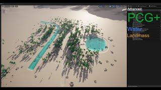 Advanced Procedural Forest environment in unreal engine 5 with PCG, Water, Landmass Plugins.