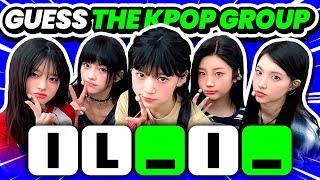 GUESS THE KPOP GROUP BY INCOMPLETE NAME [EASY - HARD]  ️ Guess The Kpop Group - KPOP QUIZ 2024