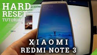 Hard Reset XIAOMI Redmi Note 3 - factory reset by Android settings
