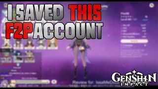 Saving THIS F2P Account! (AR49) | Xlice Account Reviews #3 | Genshin Impact