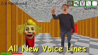 All New Voice Lines (Baldi's Basics Plus Early Access V0.1.2)