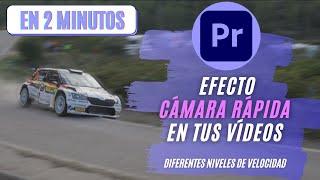 Cómo hacer EFECTO CÁMARA RÁPIDA | Adobe Premiere Pro Tutorial