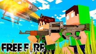 SPOK e BAIXAMEMORIA vs AUTHENTIC e IAGO - FREE FIRE NO MINECRAFT