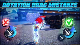 Rotation Drag Mistakes Free Fire | Rotation Drag Tips And Tricks | #rotationdrag