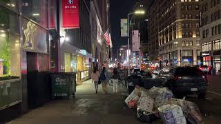 NEW YORK CITY Night Memorial Day Rain Storn ️