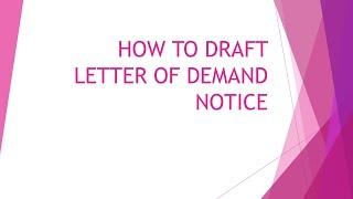 How To Draft Reply of Income Tax Demand Notice