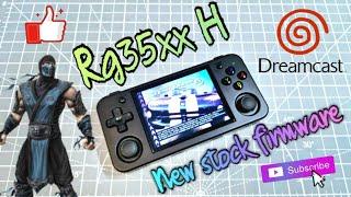 RG35XX H new update stock firmware I Dreamcast games I  retro budget handheld