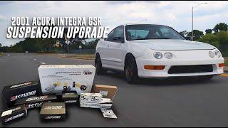 Going from STOCK to Full Track Suspension & Wheels - Integra GSR Project