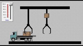 How to make crane simulation in Scada Wonderware Intouch (Crane Simulation)