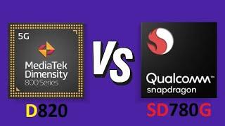 Mediatek Dimensity 820 Vs Qualcomm Snapdragon 780G | Benchmark Comparison