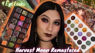 ENSLEY REIGN HARVEST MOON REMASTERED PALETTE REVIEW, EYE SWATCHES, COMPARISONS, & 4 EYE LOOKS ‍