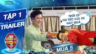 Giọng ải giọng ai 5 | Trailer tập 1: Trấn Thành, Trường Giang "té sập sàn" vì chiếc xe buýt bão táp?