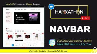 Figma Hackathon : Ecommerce Navbar in Minutes