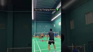 Advance level Fast Grip  #badminton #badmintonplayer #badmintontraining #badmintonlovers